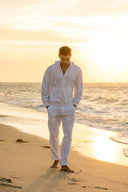 Port Au Prince Pants in Snow White Linen