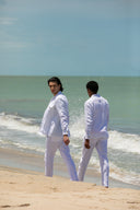 Jaipur Jacket in Snow White Linen