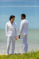Jaipur Jacket in Snow White Linen