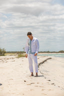 Veste en jersey en coton blanc neige