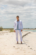 Pienzo Pants in Snow White Cotton