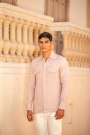 Jaipur Jacket in Dusty Rose Linen
