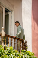 Shanghai Shirt in Forest Green Linen