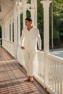 Peru Pants in Snow White Cotton
