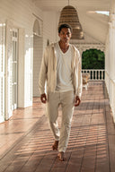 Portugal Pants in Desert Sand Beige Cotton