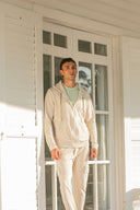 Poland Pants in Beige Desert Sand Beige Cotton