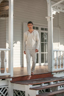Honduras Hoodie in Desert Sand Beige Cotton