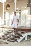 Tanger Crewneck T-shirt in Dusty Rose Cotton