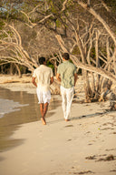 Pampelonne Shorts in Snow White Linen