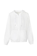 Hanoi Hoodie in Snow White Linen