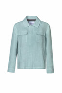 Jersey Jacket in Sage Green Linen
