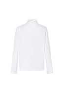 Veste en jersey en coton blanc neige
