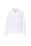 Veste en jersey en coton blanc neige