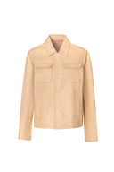 Jurata Jacket in Chamois Yellow Leather