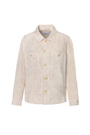 Jakarta Jacket in Desert Sand Beige Linen