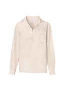 Sorento Shirt in Antique Sandstone Linen