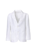 Jeddah Jacket in Snow White Linen