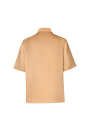Saint Tropez Shirt in Atlas Gold Silk