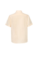 Seoul Shirt in Tuscan Honey Yellow Linen