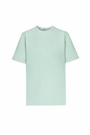 Tokyo Crewneck T-shirt in Forest Green Cotton