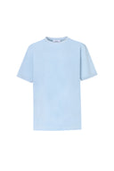 Tanger Crewneck T-shirt in Aegean Blue Cotton