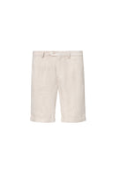 Pompano Shorts in Desert Sand Beige Linen