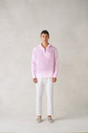 Sorento Shirt in Dusty Rose Linen