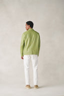 Jurata Jacket in Forest Green Leather
