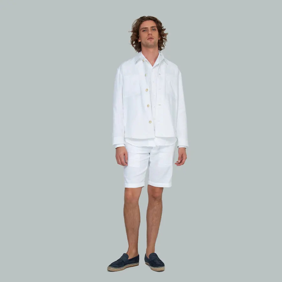 JAKARTA Linen Jacket (Snow White)