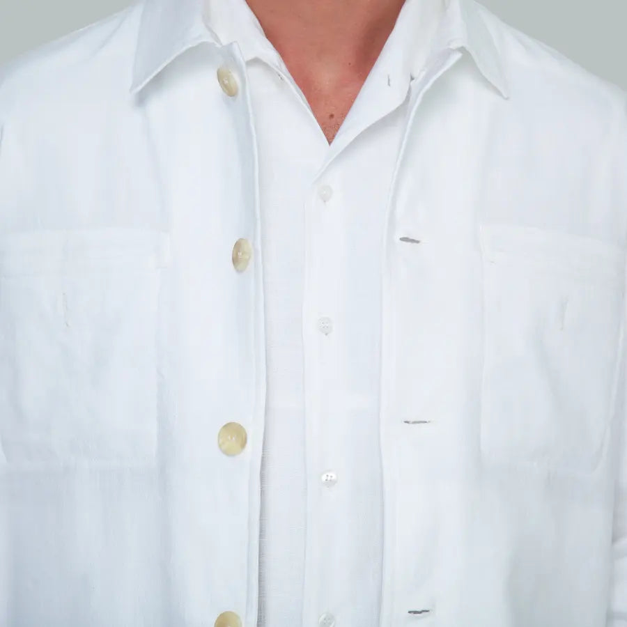 JAKARTA Linen Jacket (Snow White)