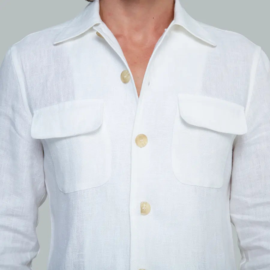 JAKARTA Linen Jacket (Snow White)