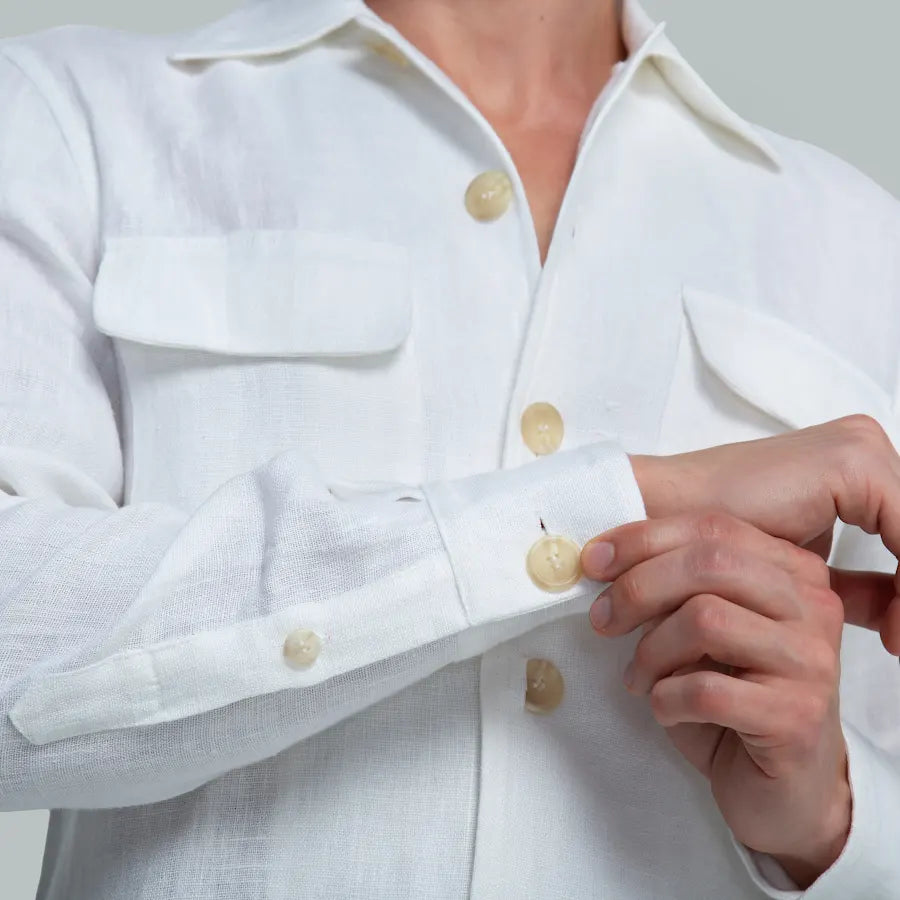 JAKARTA Linen Jacket (Snow White)