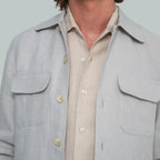 JAIPUR Linen Jacket (Stone Grey)
