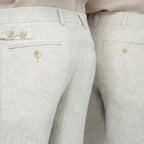 PORTO Linen Trousers (Earth Beige)
