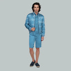 JACMEL Silk Double-Sided Jacket (Aegean Print)