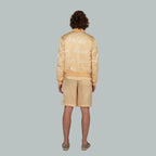JACMEL Silk Double-Sided Jacket (Citrine Print)