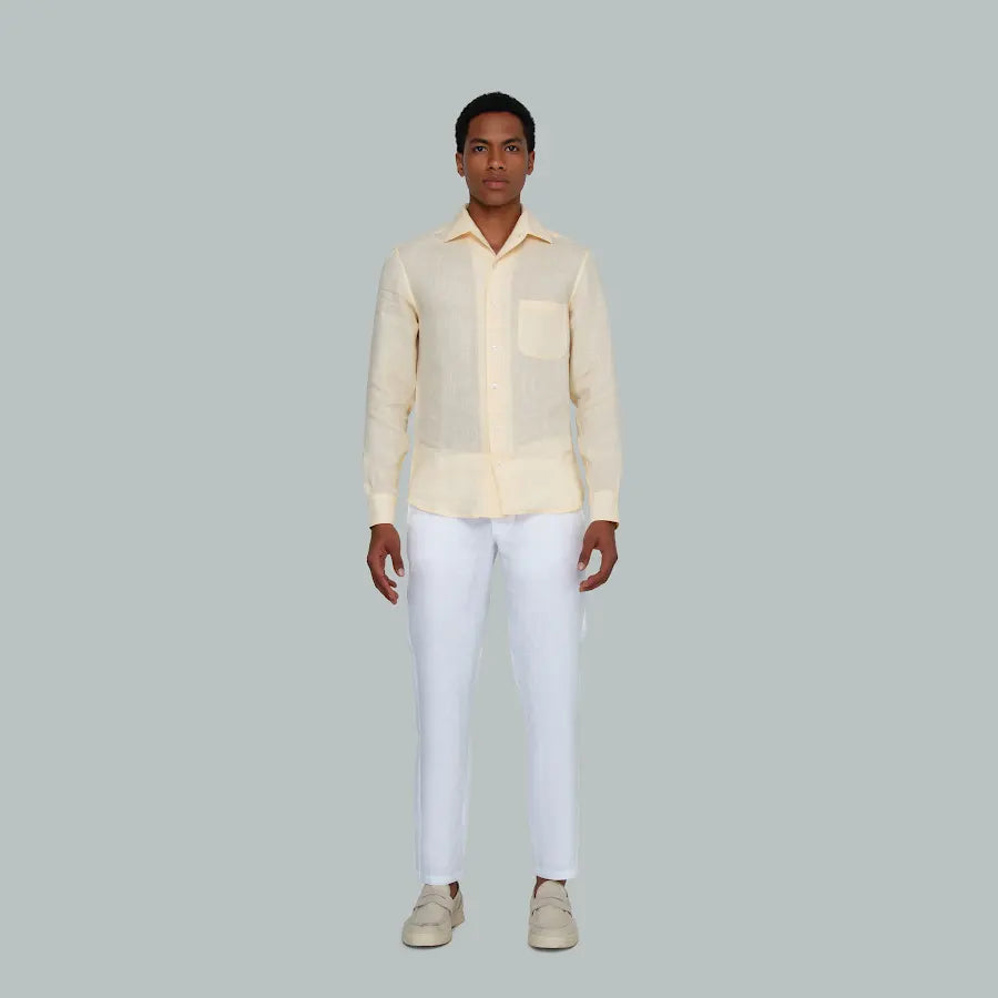 SEOUL Linen Shirt (Tuscan Sun)