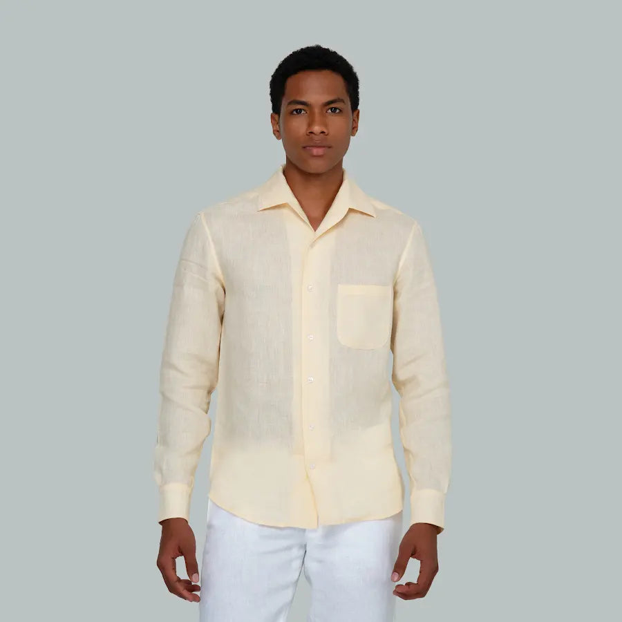 SEOUL Linen Shirt (Tuscan Sun)