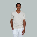 TUNIS V-Neck T-shirt (Sand)