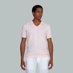 TUNIS V-Neck T-shirt (Light Pink)