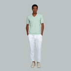 TUNIS V-Neck T-shirt (Seafoam Green)