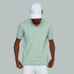TUNIS V-Neck T-shirt (Seafoam Green)