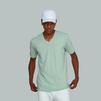 TUNIS V-Neck T-shirt (Seafoam Green)