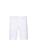 Short Prague en coton blanc neige