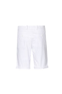 Short Prague en coton blanc neige