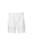 Positano Shorts in Snow White Linen