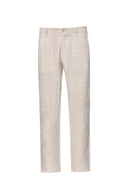 Pantalon Port Au Prince en lin beige sable du désert