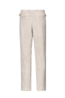 Pantalon Port Au Prince en lin beige sable du désert