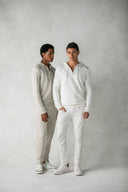 Portugal Pants in Snow White Cotton
