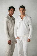 Portugal Pants in Snow White Cotton